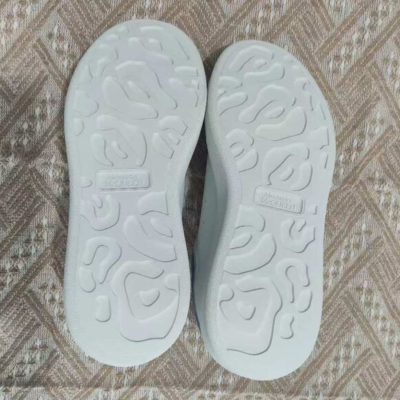 Alexander Mcqueen Exquisite Heel Height-Enhancing Casual White&Blue Men Sneakers - Picture 8 of 8